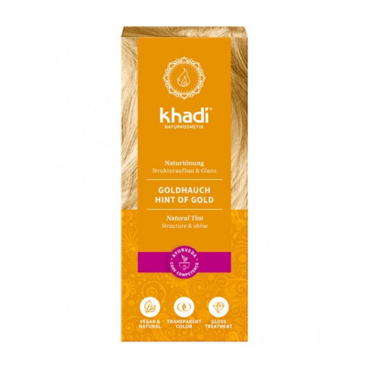 Khadi Natural Blonde Hair Dye with Golden Highlights 100 g