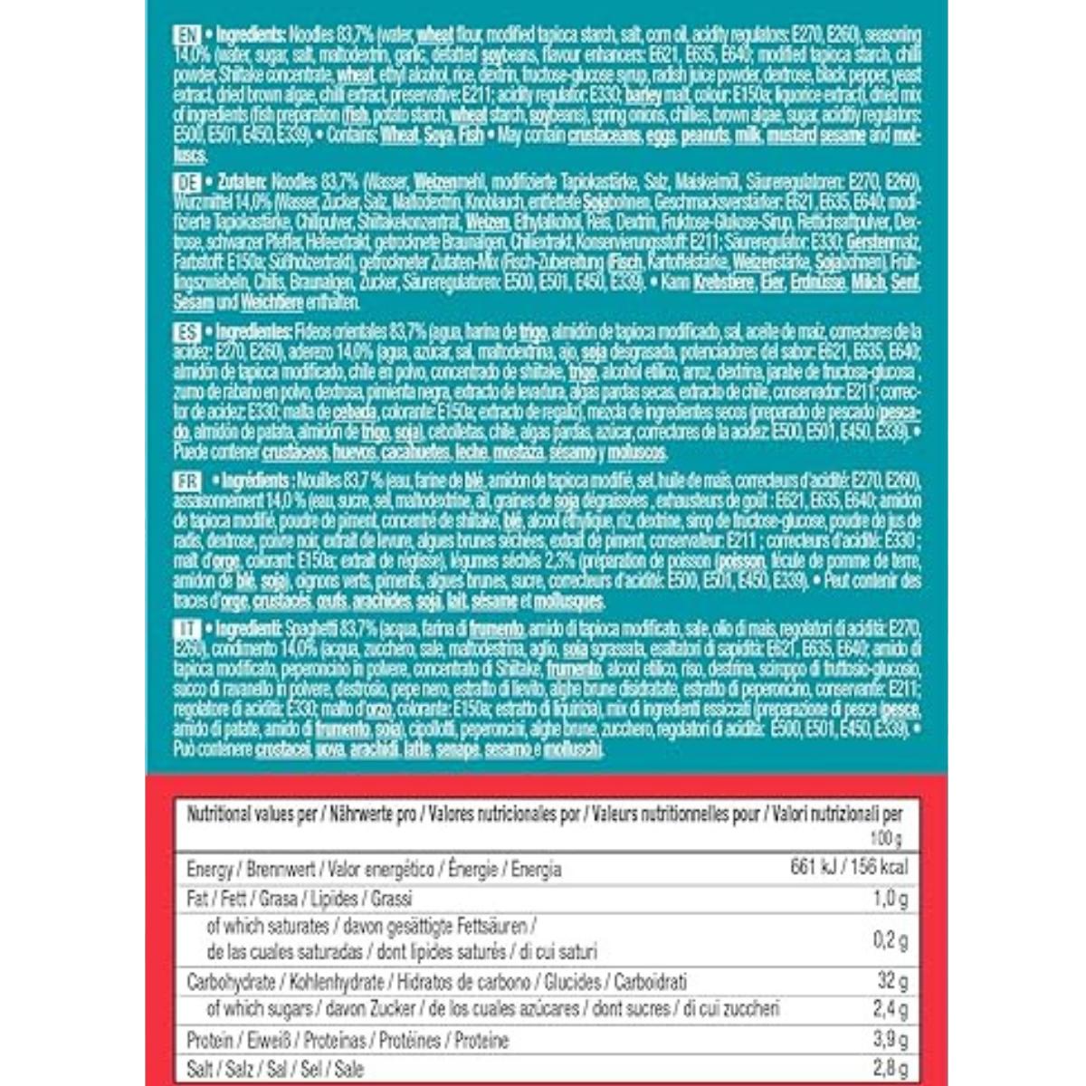 Fideos instantáneos, Ra Udong, picante, Korean Street 215 g