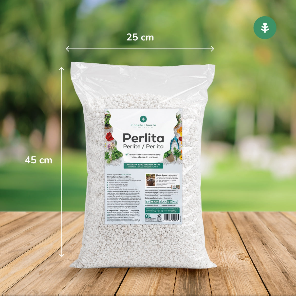 Pack 2xPerlite Planeta Huerto 8 Litres