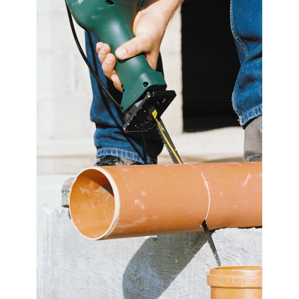 Pack of 2 Bimetal sabre saw blades, coarse cut, tooth length 210 mm