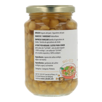 Pack of 6 x Cal Valls organic cooked chickpeas 220 g