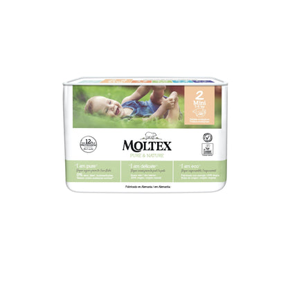 Windeln  T2 (3-6 kg) Moltex Pure & Nature, 36 Stück