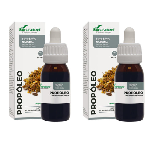 Pack of 2 x Propolis Extract S. XXI Soria Natural, 50 ml