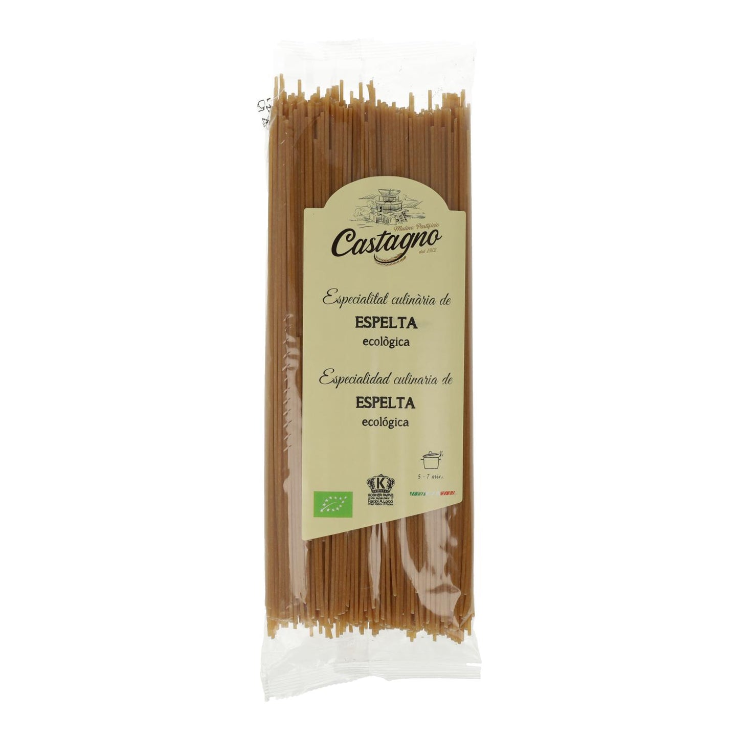 Spaghetti à l'épeautre DICOCCUM ECO Castagno 500 g