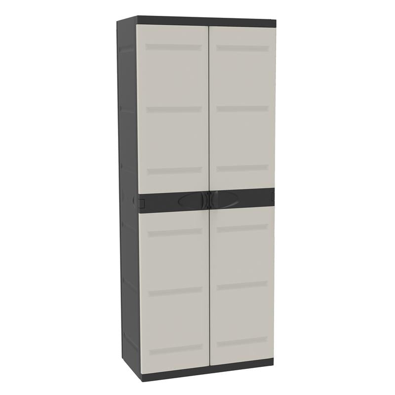 Szafka 4 półki 70 cm Titanium Plastiken czarna (odnowiona)
