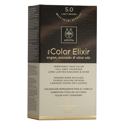 Farba do włosów My Color Elixir N5.0 Kasztanowa Apivita