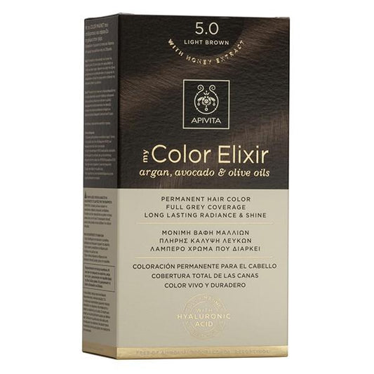 Haarfarbe My Color Elixir N5.0 Kastanienbraun Apivita