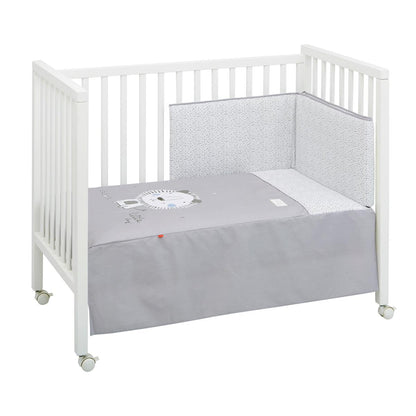 Quilt + cot protector set by BE 60x120 cm. Various colours Lion chalk