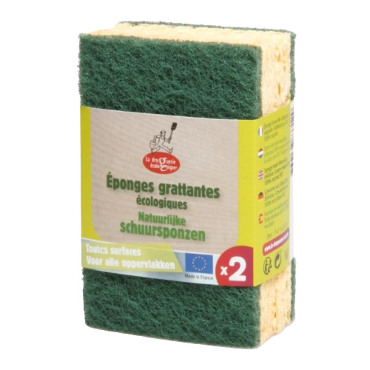 Scouring pad, 2 units, for all surfaces