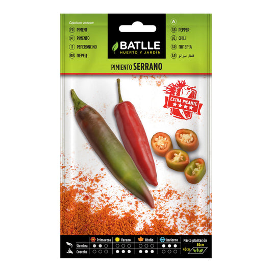Graines de piment Serrano Batlle