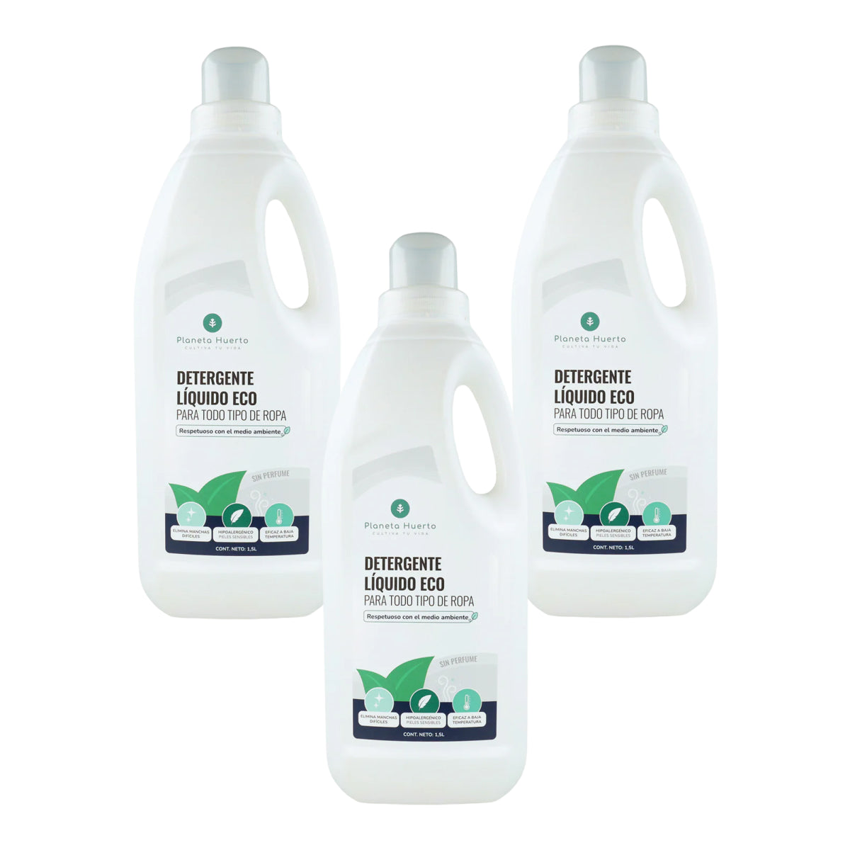 Confezione 3xDetersivo liquido per bucato ECO non profumato Planet Orchard 1,5 litri