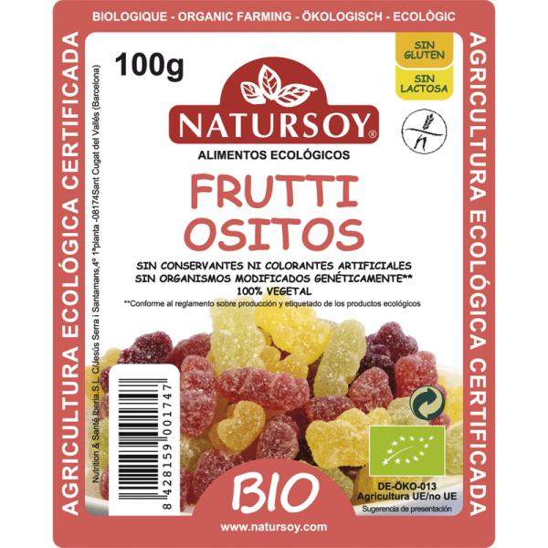 Caramelle gommose Frutti orsetti ricoperti di zucchero Natursoy 100 g