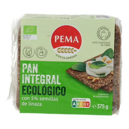Pema 5% Flaxseed Rye Bread 375 g