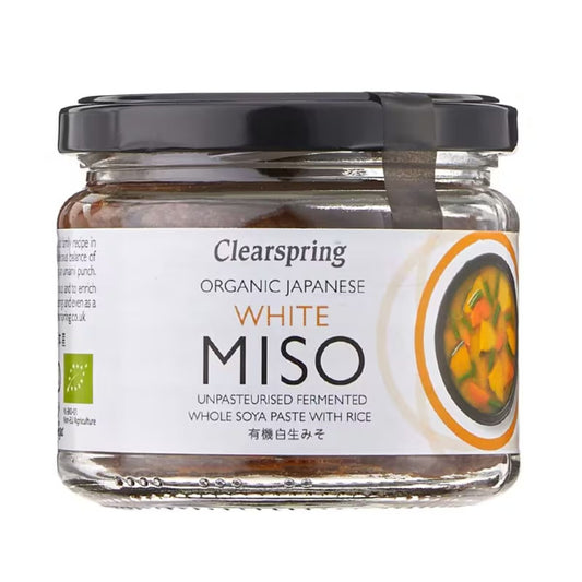 Clearspring Organic Unpasteurised White Miso Jar 270 g