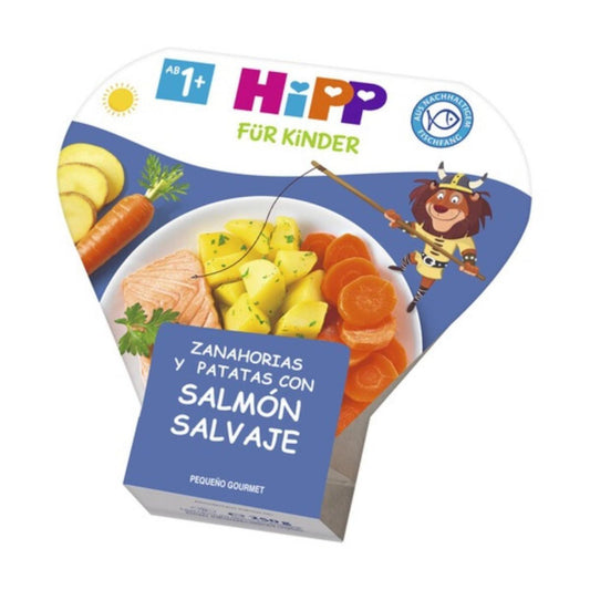 Kartoffeln mit Wildlachs und Karotten für Kinder Bio HIPP 250 g