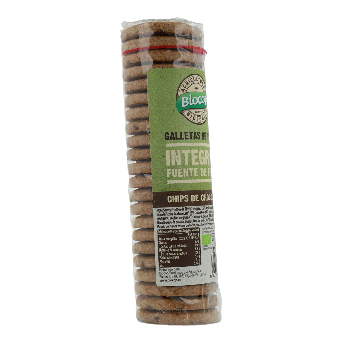 Biocop Wholemeal Biscuits with Chocolate Chips 250 g