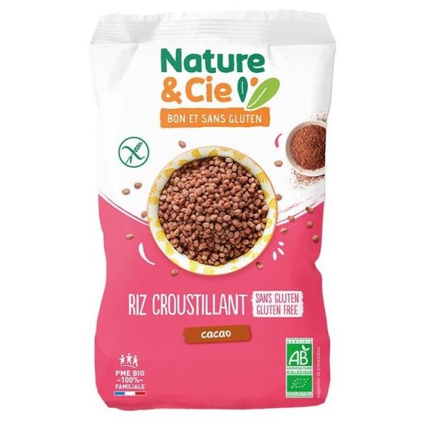 Puffed Rice with Chocolate bezglutenowe Bio Nature&cie 200 gramów