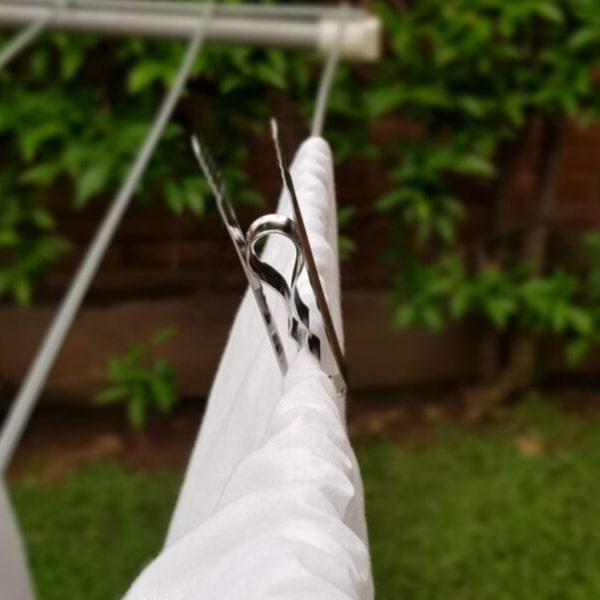 Pinces à linge en acier inoxydable Pincinox 12 unités