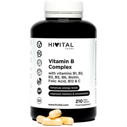 Vitamin B-Komplex Hivital 210 vegane Kapseln