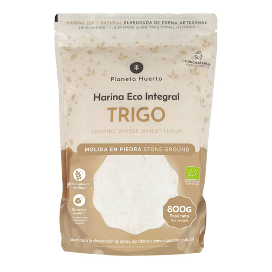 Wholemeal Wheat Flour Eco Planeta Huerto 800 g
