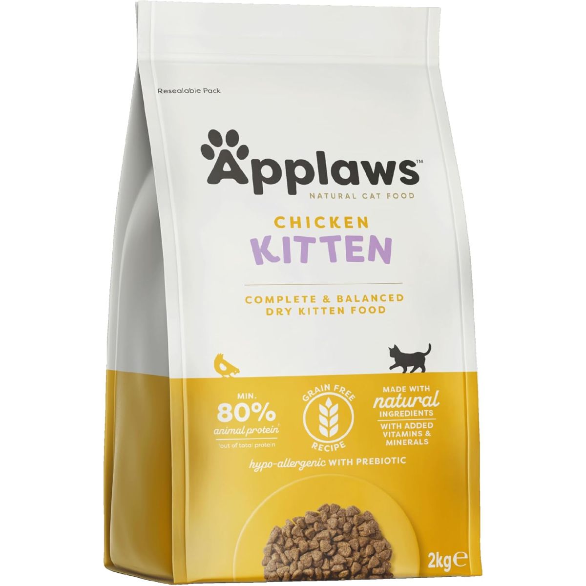 Applaws Cat Dry Kitten Kyckling 2 kg Naturligt foder för kattungar, grain free