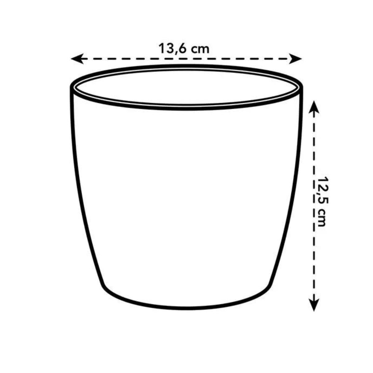 Recycelter Blumentopf Coffee Collection Round Elho 22 cm