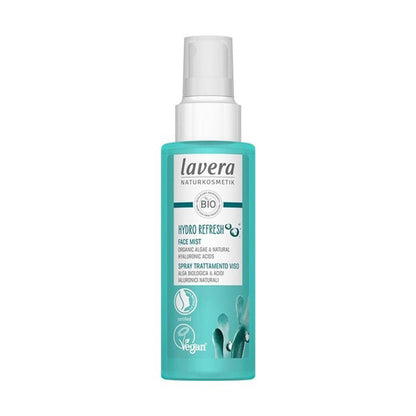 Odświeżający spray Hydro Refresh z organicznymi algami i kwasem hialuronowym, LAVERA, 100 ml