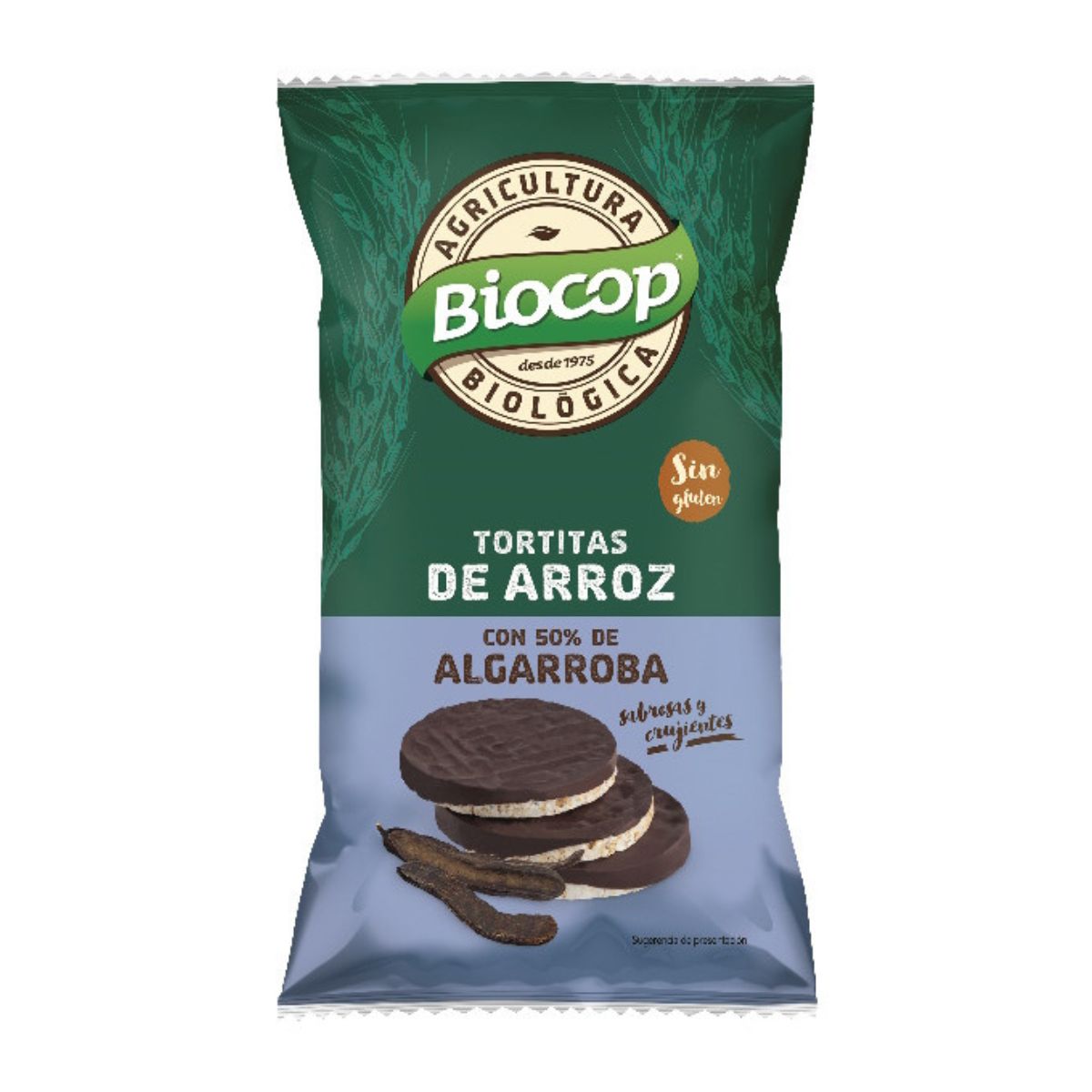 Tortitas Arroz y Algarroba Biocop 100 g