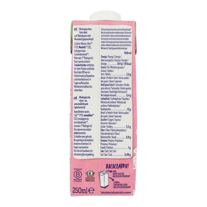 Biologische rijst- en amandeldrank Isola BIO 250 ml