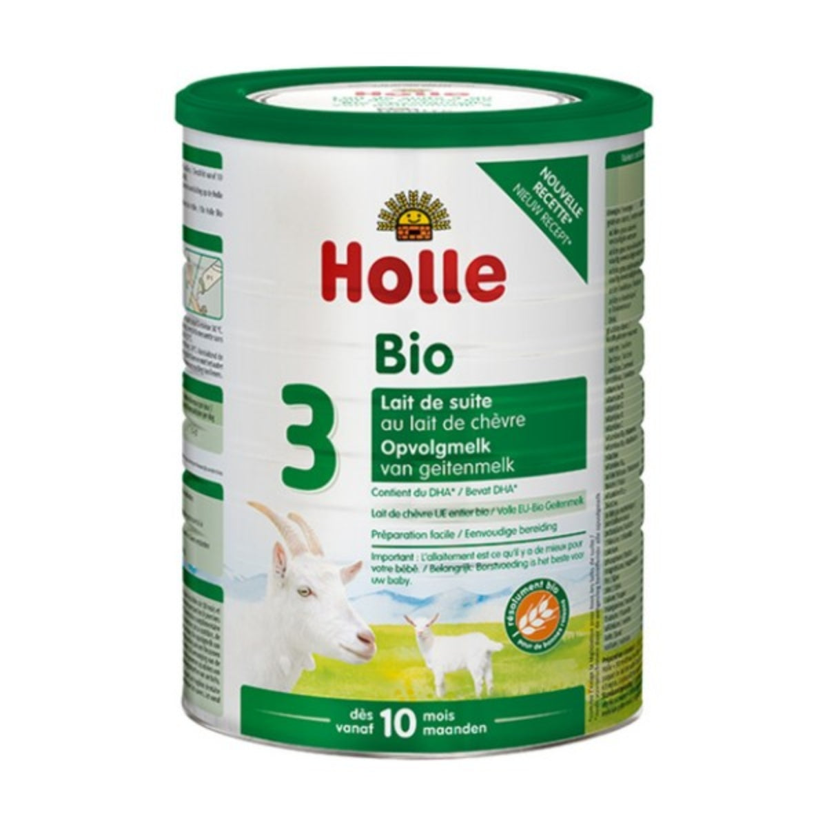 Latte di capra di proseguimento 3 (a partire dal 10° mese) LATA, Holle, 800 g