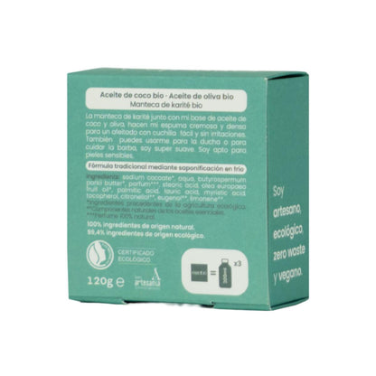 Ekologiczne mydło do golenia i brody, 120 g Essabó