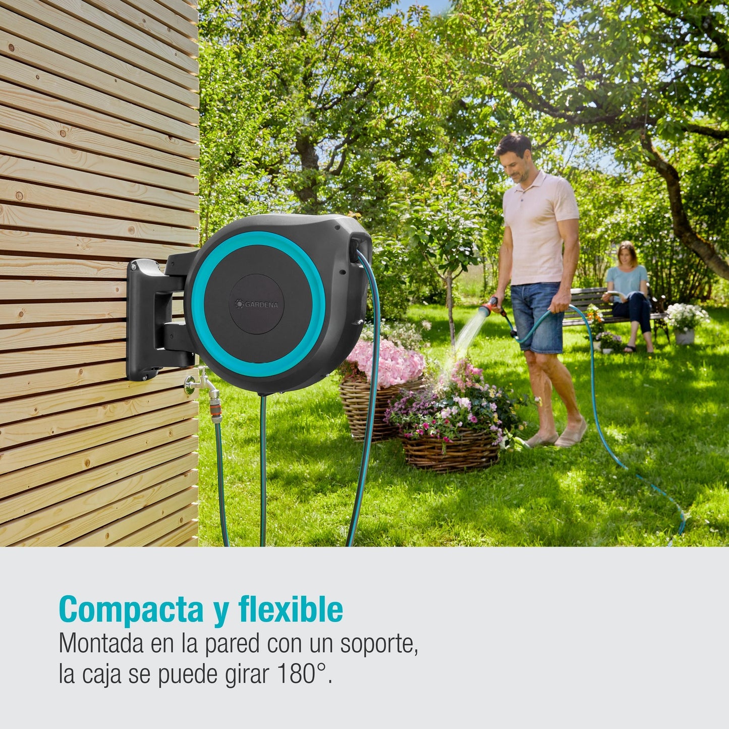 Wandschlauchhalter RollUp XL 35 m Gardena (überholt)