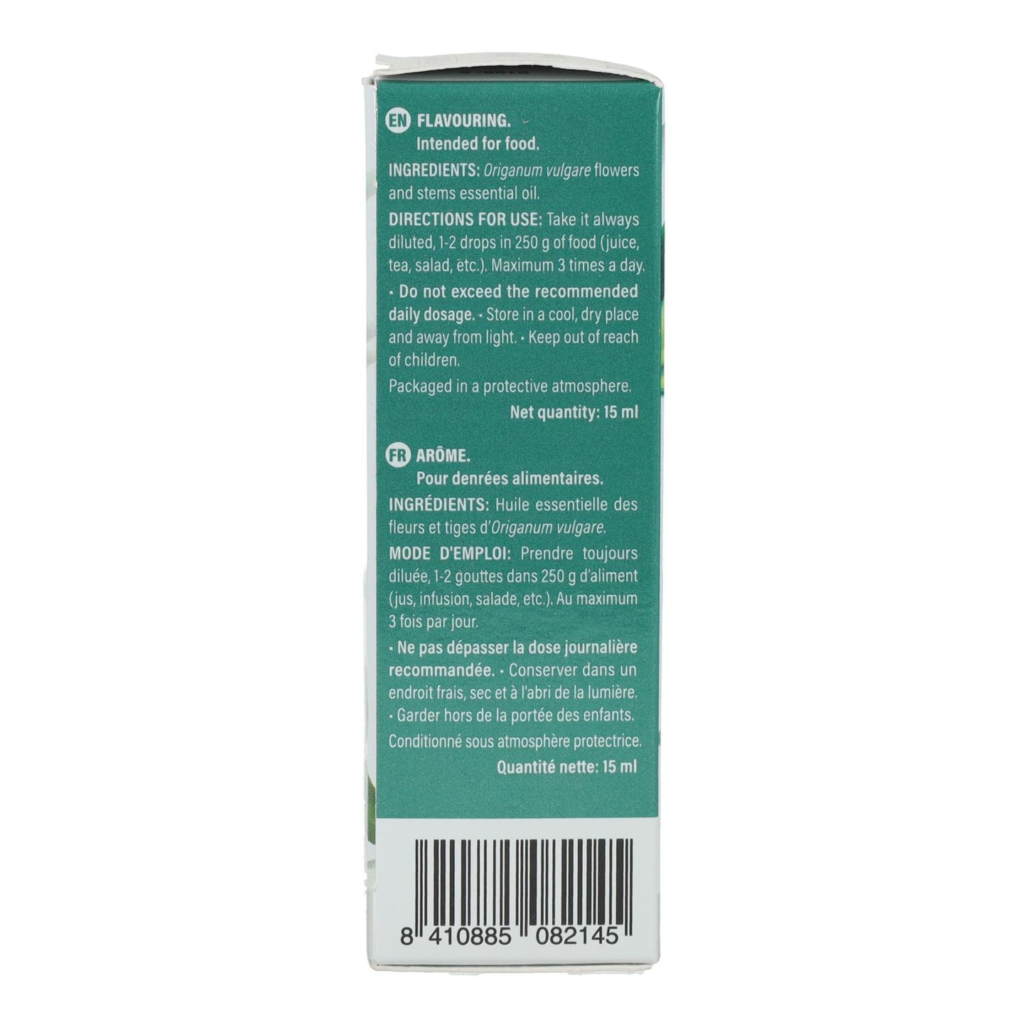 Marnys Oregano Essential Oil for Food 15 ml