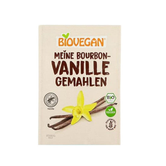 Biovegan Bourbon vanillepoeder in zakjes van 5 g