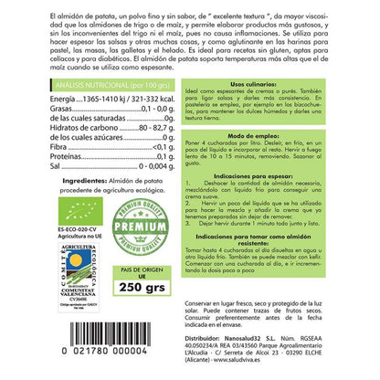 Skrobia ziemniaczana Salud Viva 250 g