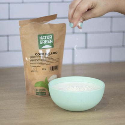 Biologische geraspte kokos Naturgreen 125 g