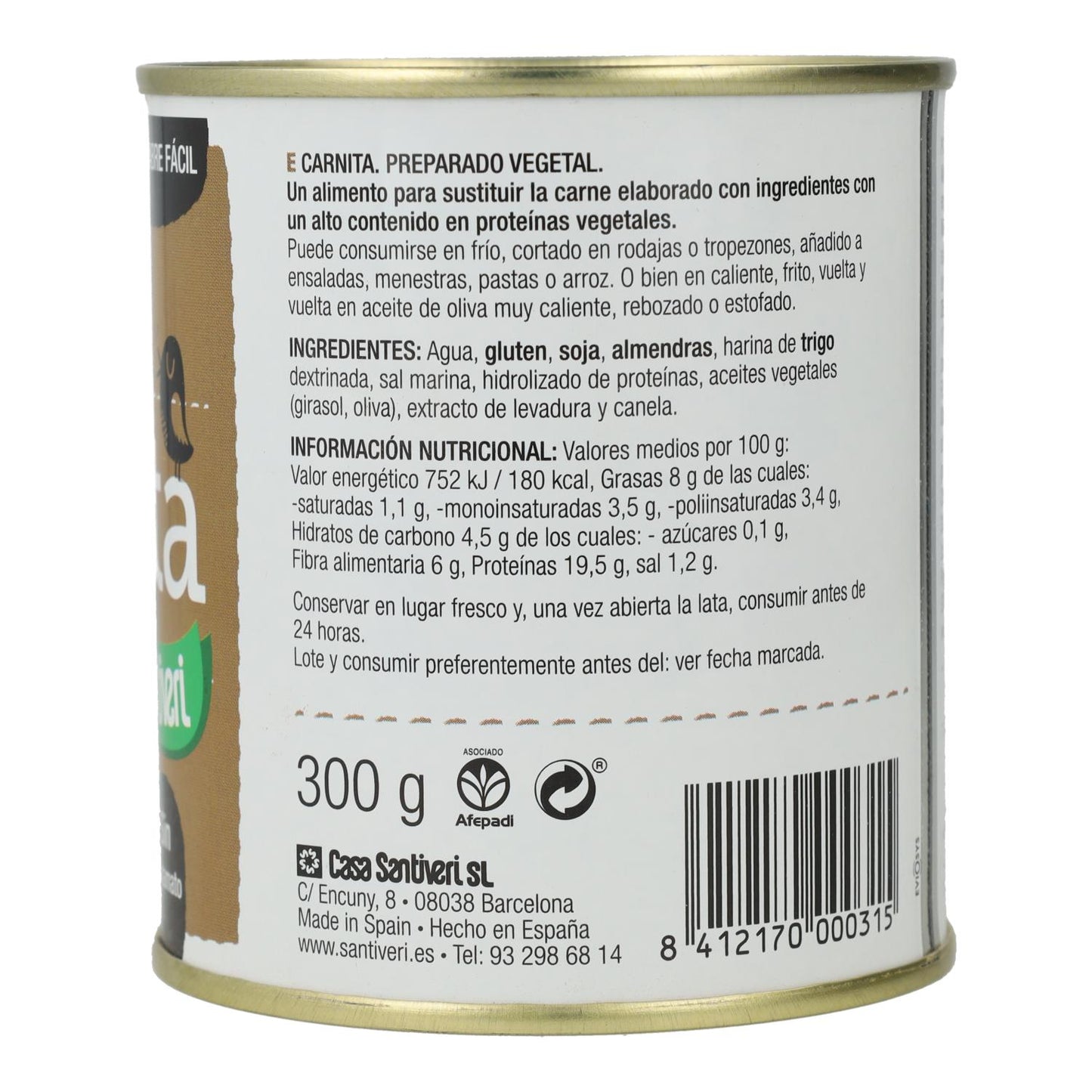 Santiveri Vegetable Meat, 300 g