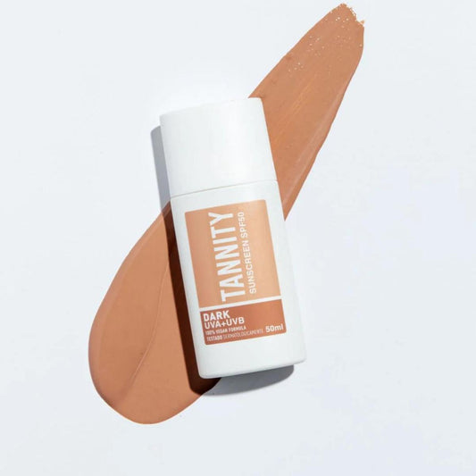 Solkräm med färg SPF50 - Dark, Tannity 50 ml