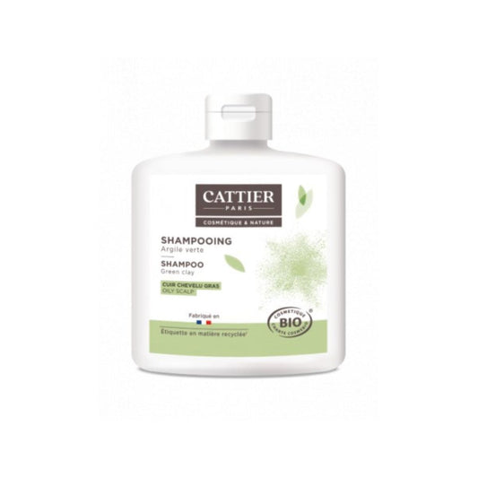 Shampooing à l'argile verte pour cheveux gras Cattier 250 ml