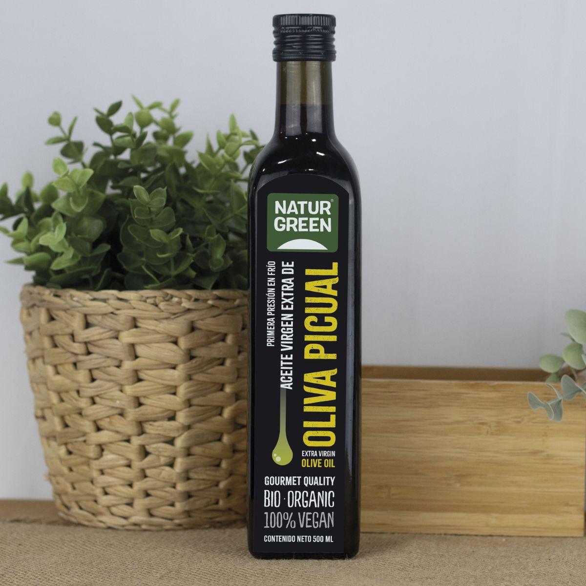 Ekstra jungfruolja Picual Bio NaturGreen 500 ml