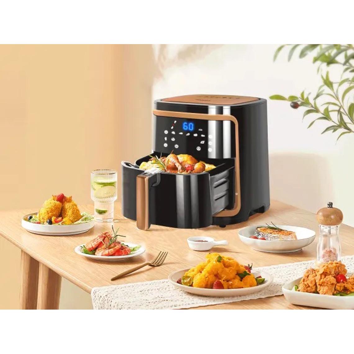 7L Aigostar Box okerkleurige heteluchtfriteuse 1900 W (gereviseerd)