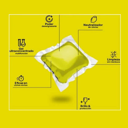 Eco FLOPP dishwasher gel, 110 capsules