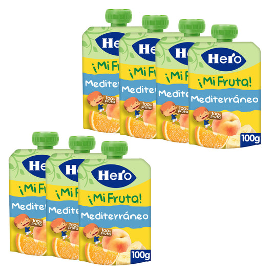7-pack med skålar Yogur Mediterraneo Hero 100 g