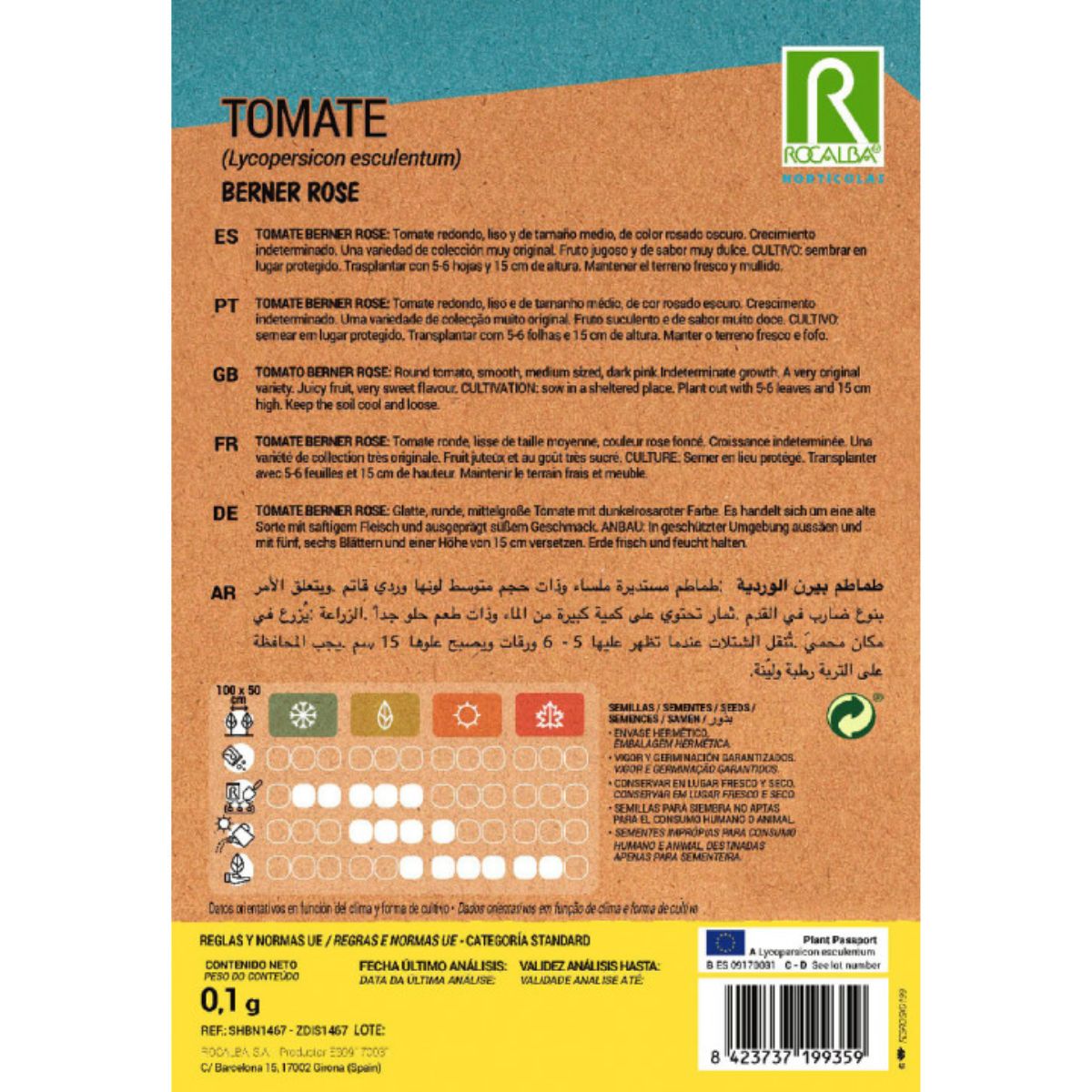 Nasiona pomidora różowego berna