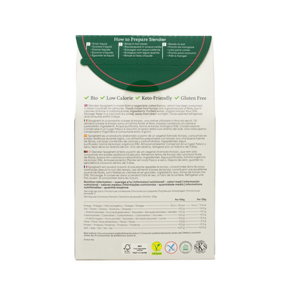 Slendier Organic Konjac Spaghetti Pasta 400 g