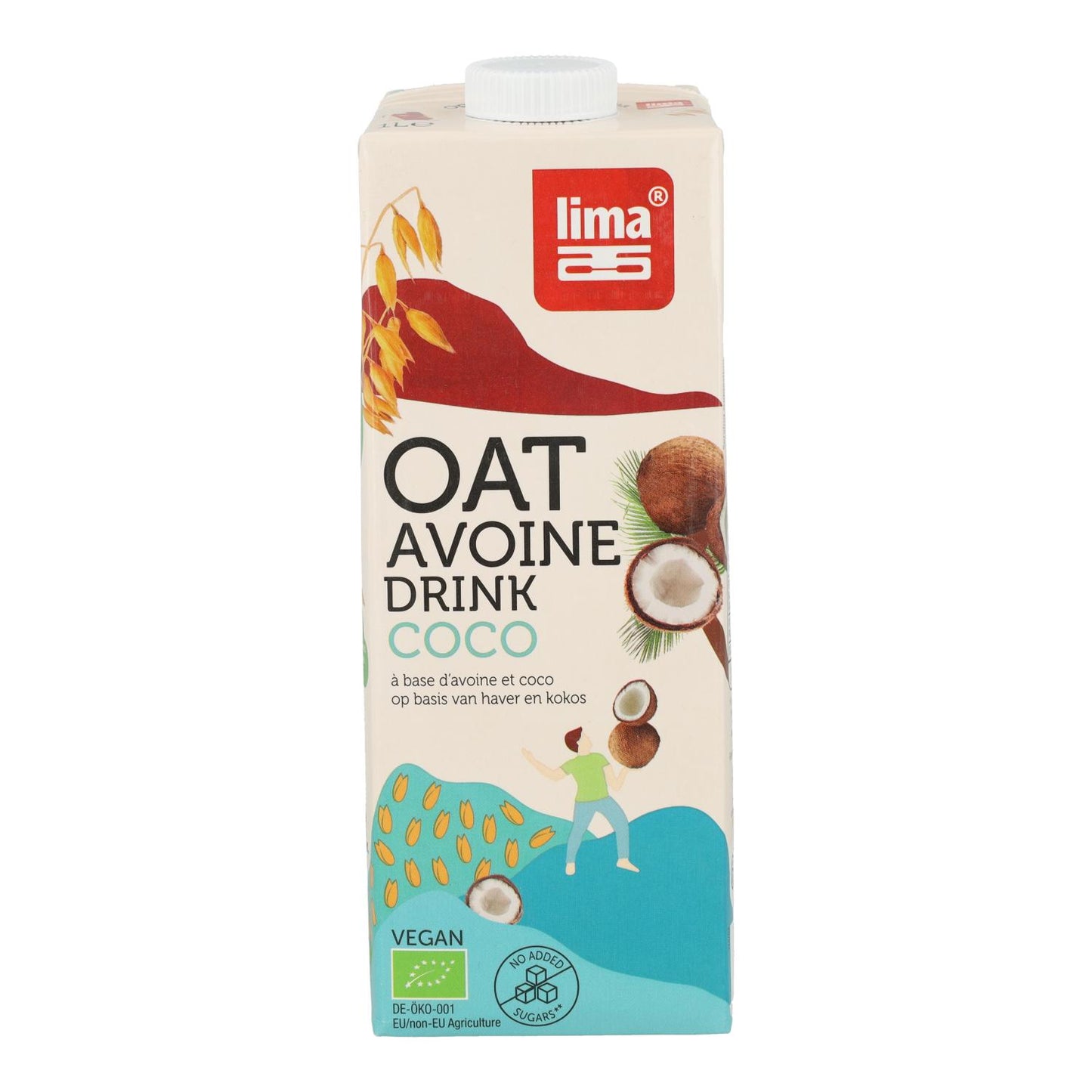 Vegetabilisk dryck med havre och kokos ECO Lima 1 l