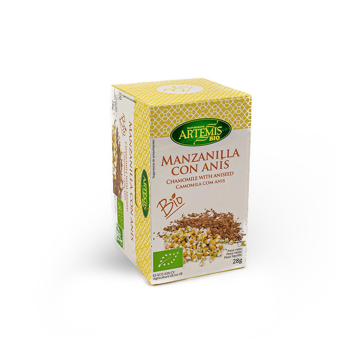 Artemis Chamomile with Aniseed, 20 tea bags.