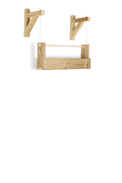 Vertikal planteringslåda Big Woody 1 Hortalia-bricka