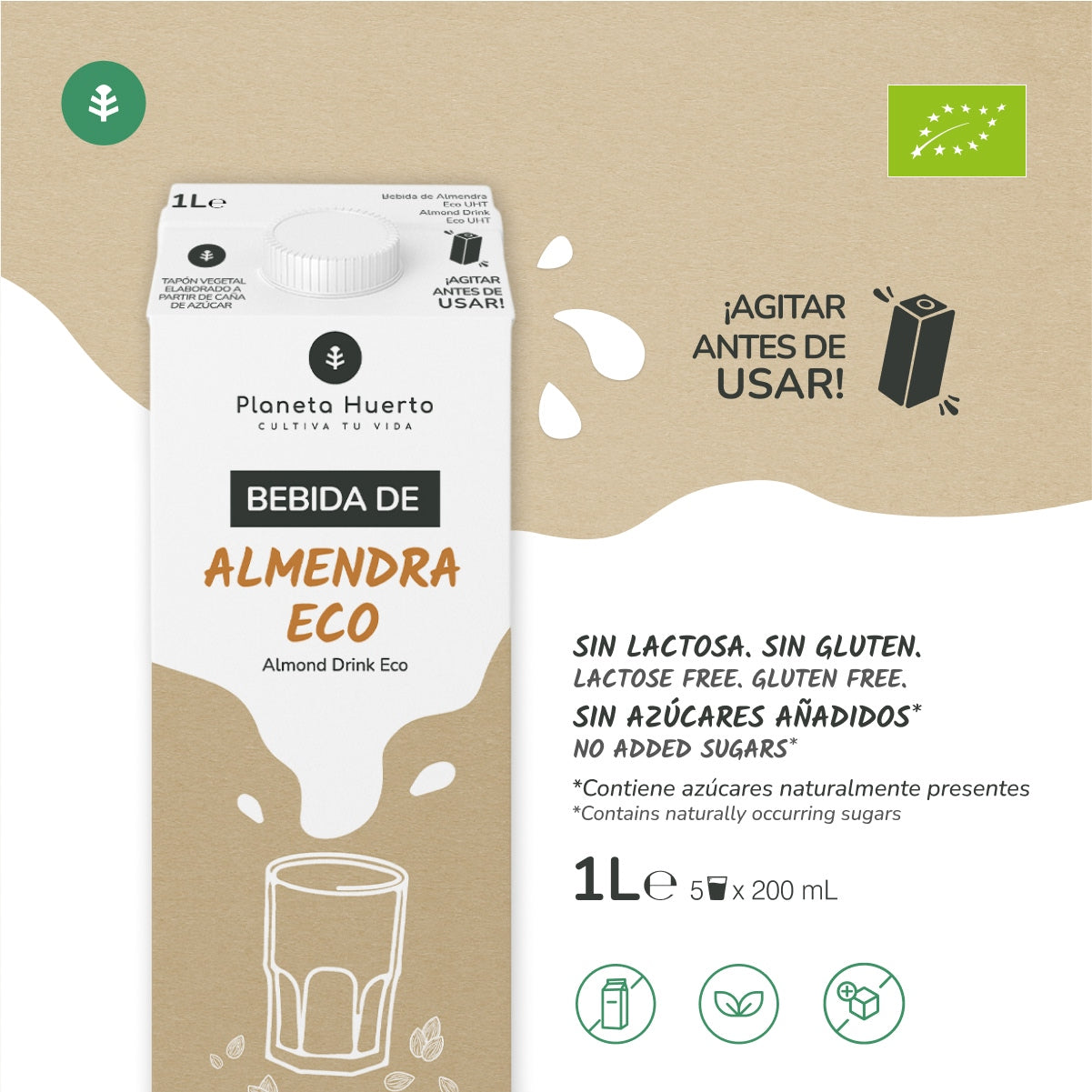 Planet Orchard Eco Almond Drink 1L
