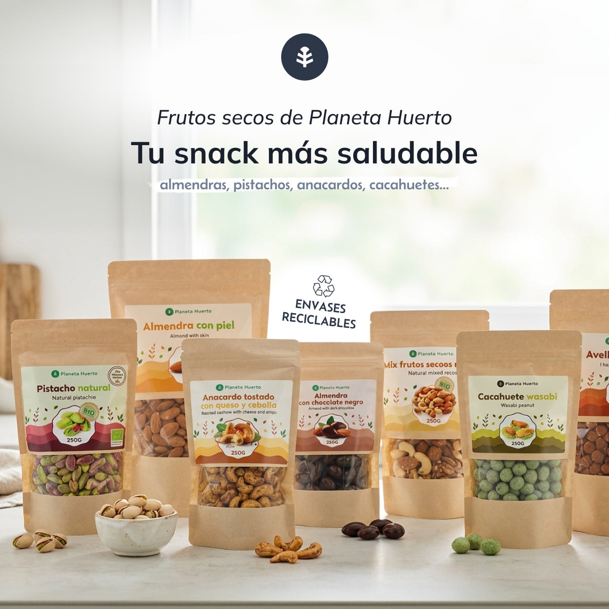 Pekannötter ECO Planeta Huerto 250 g